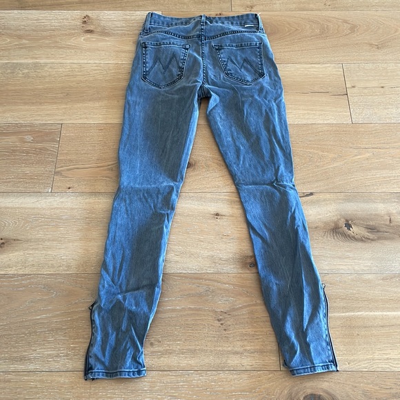 Mother high waisted looker ankle zip. Wash: shadows and light - Picture 4 of 4